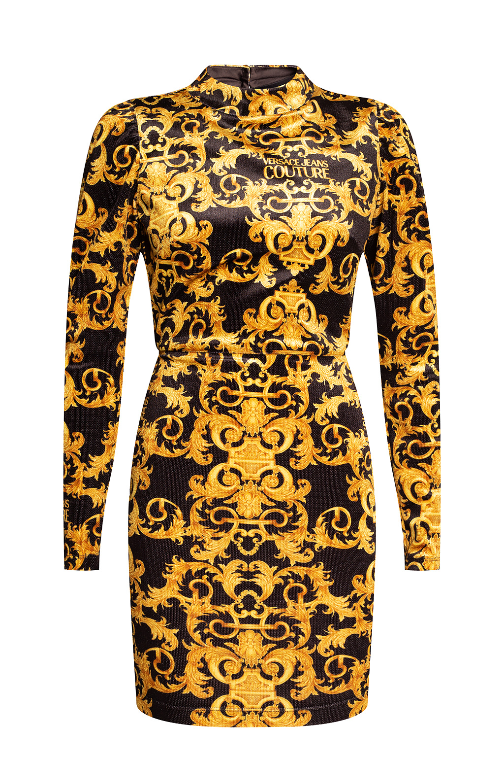 Versace wrap hot sale dress